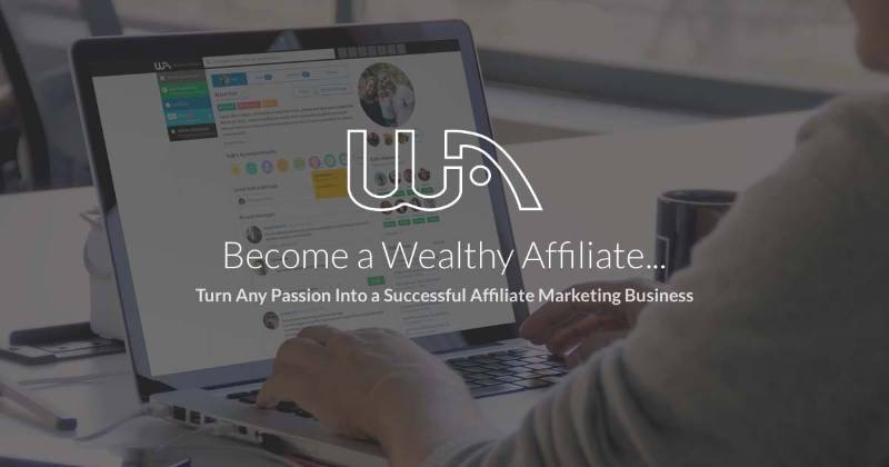 Wealthy Affiliate front page