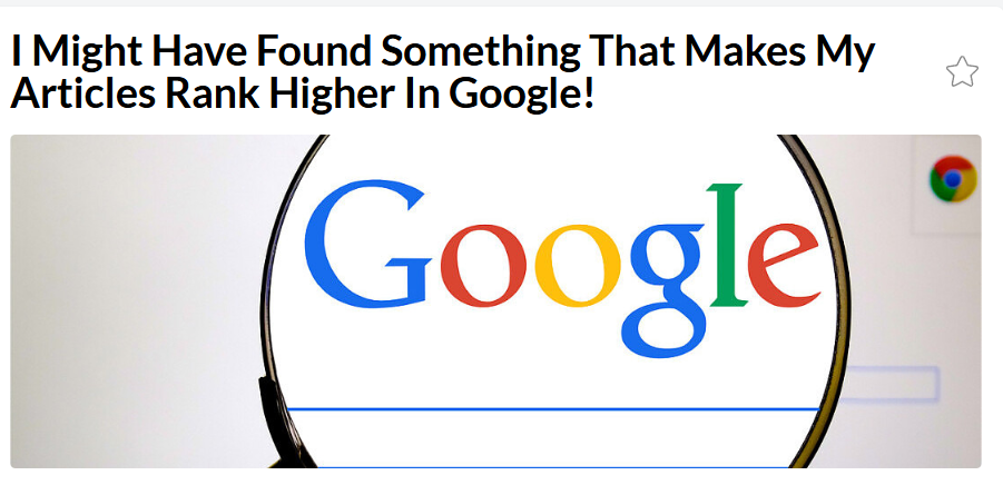 Google Image with a magnifying Glass